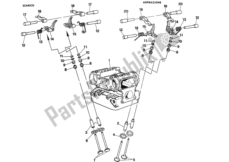 Toutes les pièces pour le Arbre à Cames du Ducati Superbike 888 US 1995